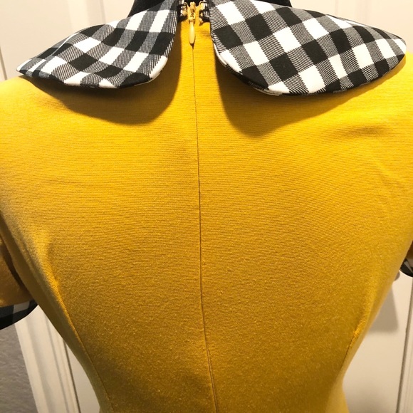 ❌SOLD❌Plaid Peter Pan Collar Dress - Picture 4 of 6